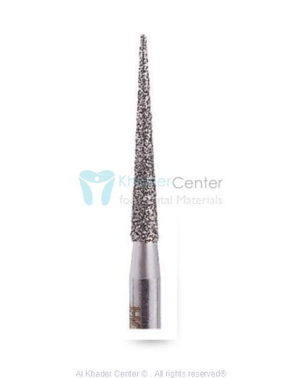 صورة Suitable for crown preparations Head length 10mm With FG shank Ø1.6mm, length 24mm Shape: tip